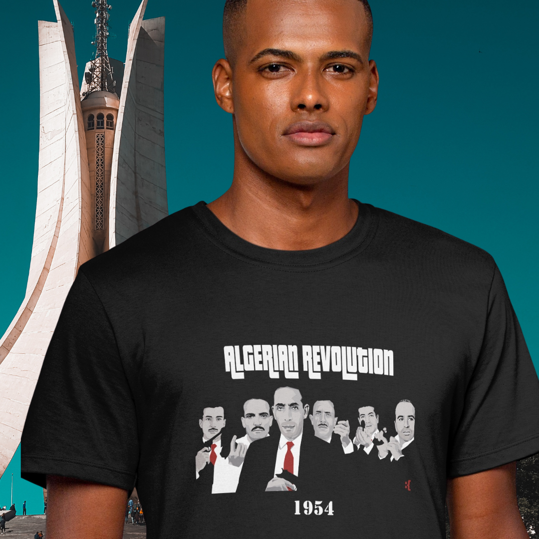 T-shirt Algerian Revolution 1954 (Noir)