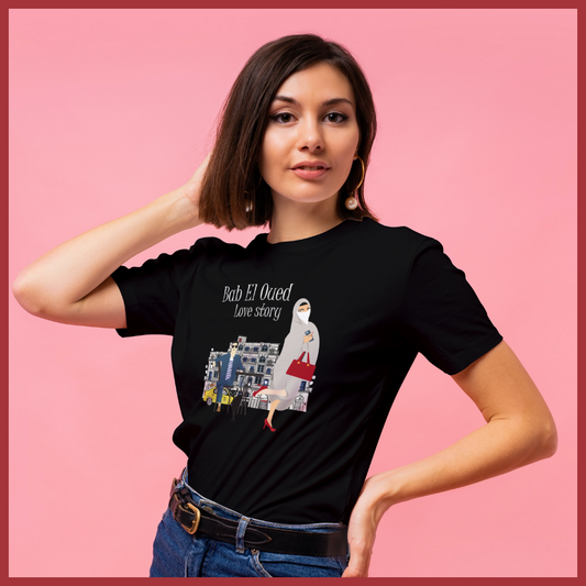 T-shirt Bab el Oued Love Story (Noir)