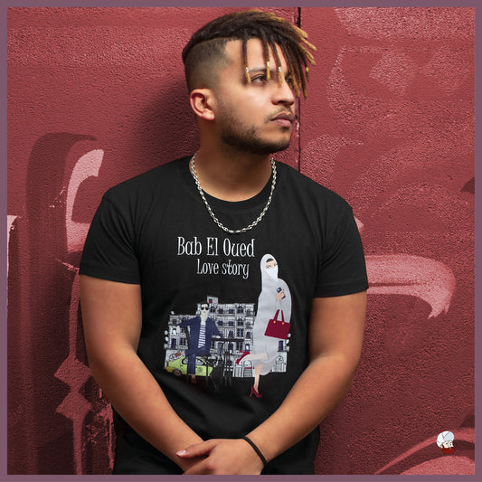 T-shirt Bab el Oued Love Story (Noir)