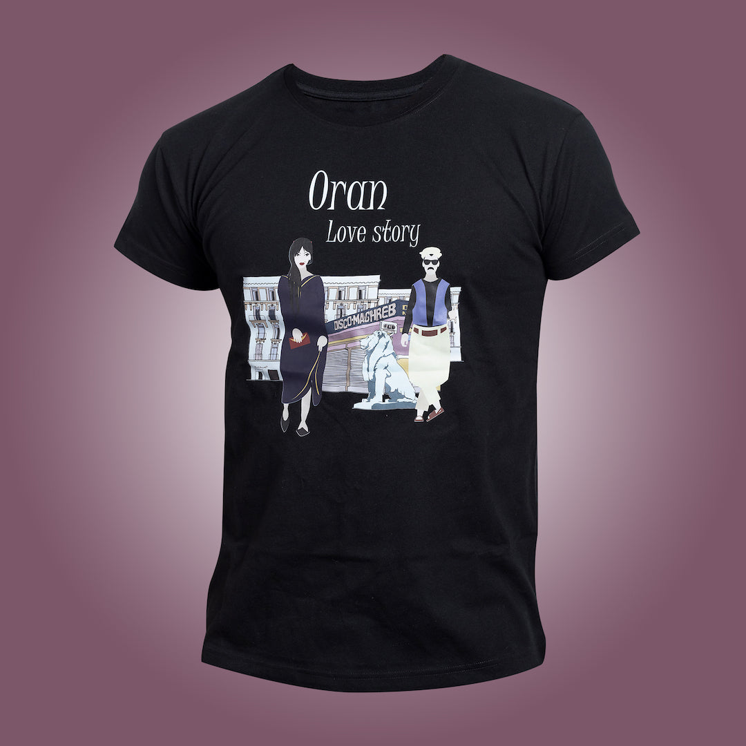 T-shirt Oran Love Story (Noir)